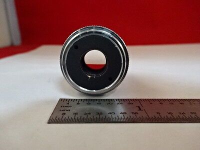 MICROSCOPE PART UNITRON MF10 OBJECTIVE OPTICS AS IS #AN-17