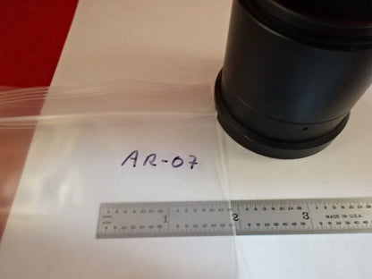 MICROSCOPE PART STEREO OBJECTIVE 0.75X MAGNIFICATION OPTICS AS IS #AR-07