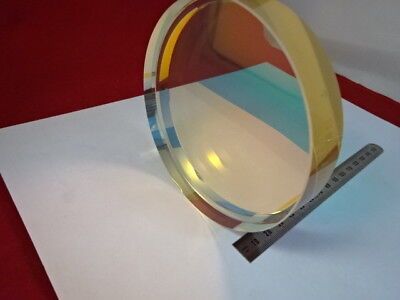 OPTICAL FLAT SCHOTT ZERODUR 100mm DIA COATED 1/10 wave LASER OPTICS &6-A-41