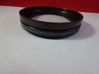 TIFFEN 58mm ADAPTER RING for MICROSCOPE PART OPTICS AS IS &51-A-52