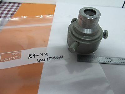 MICROSCOPE PART RARE UNITRON CONDENSER OPTICS BIN#K7-44