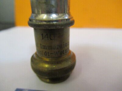 ANTIQUE HENSOLDT WETZLAR "140" OBJECTIVE MICROSCOPE PART AS PICTURED P9-A-56