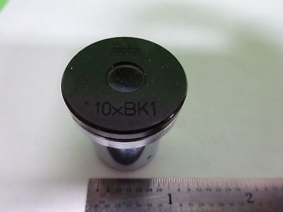 MICROSCOPE PART EYEPIECE WILD HEERBRUGG SWISS 10xBK1 OPTICS AS IS BIN#Y7-H-17