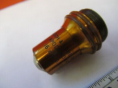 ANTIQUE BAUSCH LOMB APO 10X OBJECTIVE MICROSCOPE PART AS PICTURED &8z-a-112