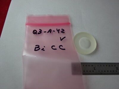 OPTICAL BI CONCAVE MIL SPEC LENS PRECISION LASER OPTICS AS IS #Q3-A-42