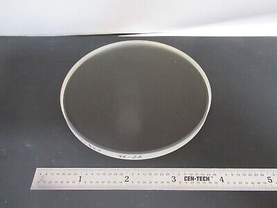 OPTICAL BK7 GLASS ROUND WINDOW PLATE 4.00" DIAMETER OPTICS AS PICTURED FT-1-A-68