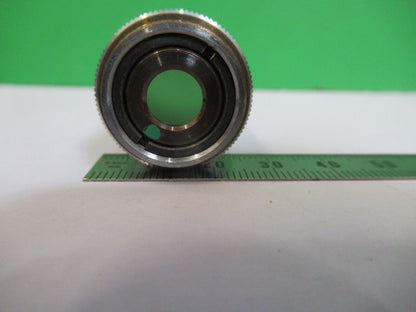 INDUSTRIAL BAUSCH LOMB OBJECTIVE 4X LENS MICROSCOPE PART AS PICTURED &Q4-A-63