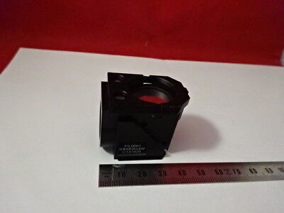 LEICA DMR FLUORESCENCE FILTER CUBE FIL0061 83000BS&M MICROSCOPE PART OPTIC 98-32