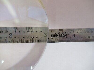 OPTICAL MIL SPEC LARGE BI CONVEX LENS PRO LASER OPTICS AS PICTURED &8M-A-02