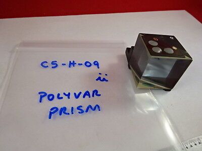 MICROSCOPE POLYVAR REICHERT LEICA PRISM OPTICS AS IS B#C5-H-09