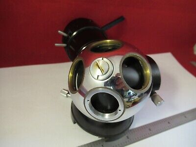 CARL ZEISS GERMANY POL VERTICAL ILLUMINATOR NOSEPIECE MICROSCOPE PART #13-35