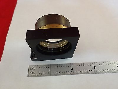 MICROSCOPE PART MOUNTED ZEISS GERMANY LENS OPTICS BIN#N2-E-01