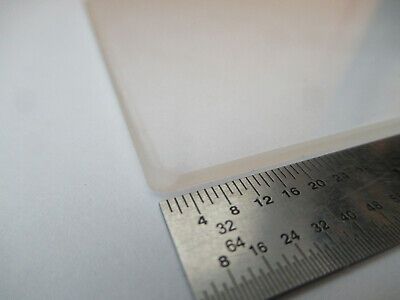 BEVELED GLASS PLATE STAGE MICROSCOPE PART AS PICTURED #F2-A-25