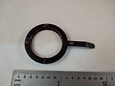 MICROSCOPE PART ZEISS POLARIZER RETARDER SLIDE POL OPTICS AS IS #T2-B-16