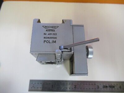 REICHERT AUSTRIA NOMARSKI DIC POLARIZATION MICROSCOPE PART AS PICTURED &W2-B-51