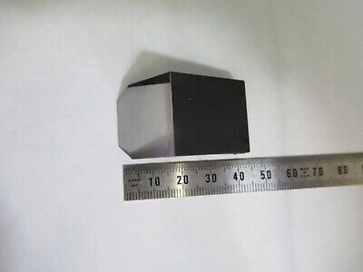 OPTICAL GLASS PRISM ZEISS GERMANY OPTICS MICROSCOPE PART AS PICTURED &A9-B-09