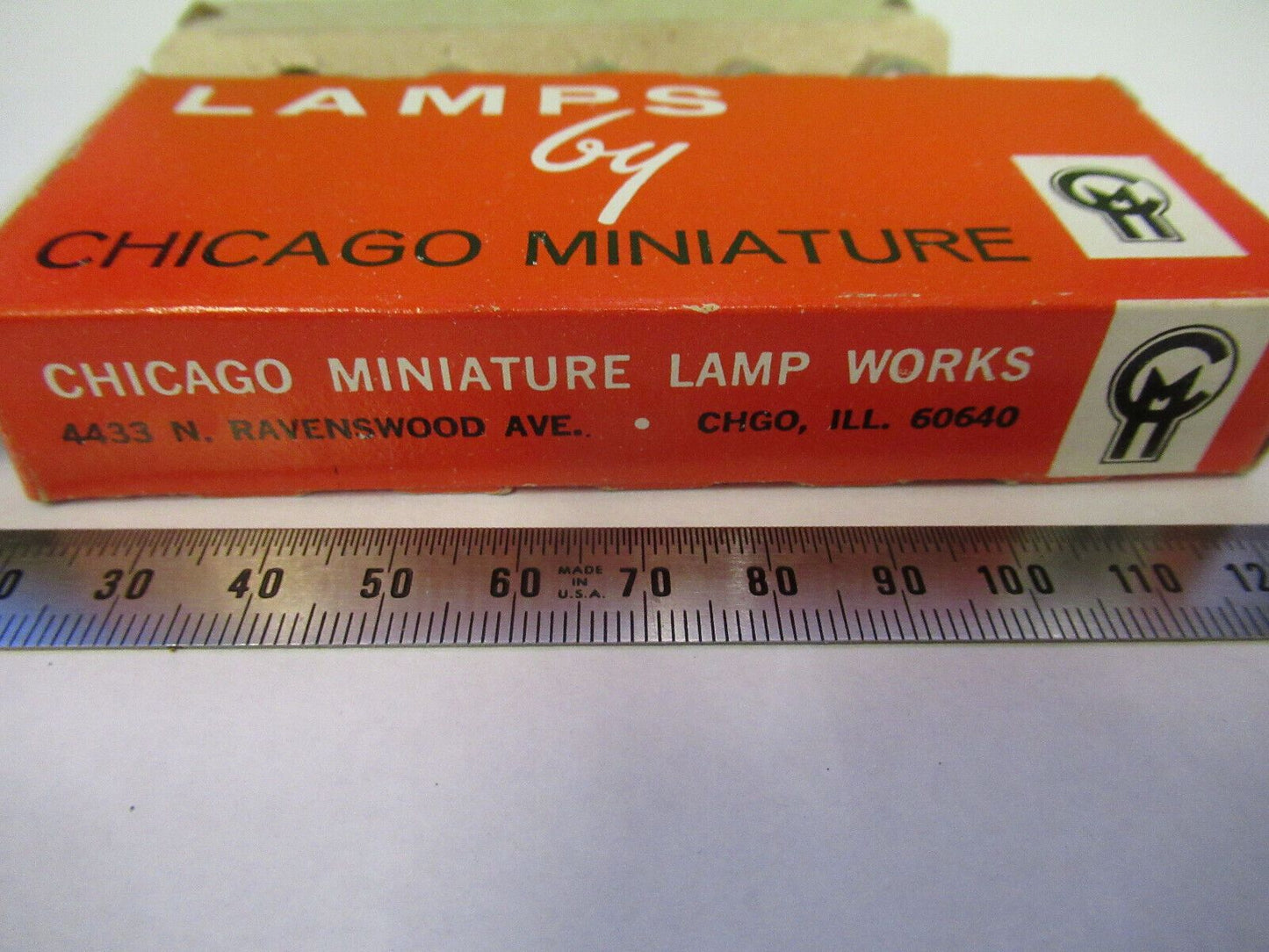 LOT 9 EA LAMP BULB CHICAGO MINIATURE 1847 MICROSCOPE or INSTRUMENTS #5-B-9