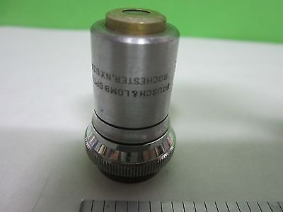 MICROSCOPE PART OBJECTIVE BAUSCH LOMB  20X OPTICS BIN#S8-13