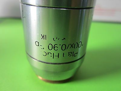 MICROSCOPE OBJECTIVE NOMARSKI 100X FLUOR INFINITY DIC IK EPI OPTICS BIN#A9-26