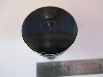 WILD HEERBRUGG EYEPIECE OPTICS 10xBK1 LENS MICROSCOPE PART AS PICTURED &A9-A-114