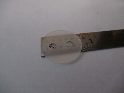 OPTICAL GLASS PREFORM FROSTED HOLED OPTICS   AS PICTURED &F4-A-60