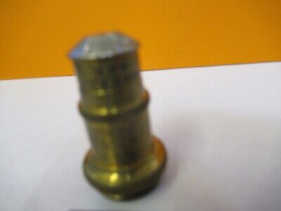 ANTIQUE BRASS OBJECTIVE 44X SPENCER OPTICS MICROSCOPE PART AS PICTURED #7B-B-115