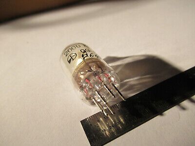 ANTIQUE QUARTZ RADIO CRYSTAL RUSSIAN GLASS HOLDER FREQUENCY CONTROL #F4-A-77