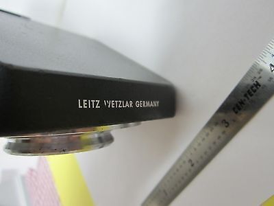 HEAD LEITZ WETZLAR GERMANY MICROSCOPE PART AS IS OPTICS BIN#G9-B-22