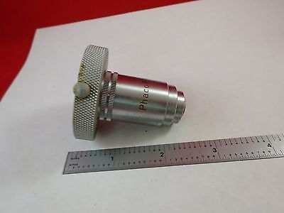 MICROSCOPE PART OBJECTIVE LEITZ PHACO PL 160X OPTICS AS IS BIN#K8-B-10