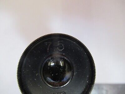 ANTIQUE BAUSCH LOMB 7.5 OCULAR EYEPIECE MICROSCOPE PART AS PICTURED &8M-A-29