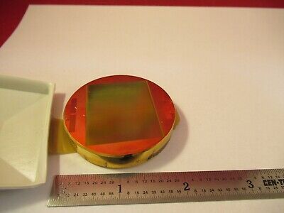 OPTICAL DIFFRACTION GRATING COPPER PLATE PRO LASER OPTICS AS PICTURED &1E-B-02