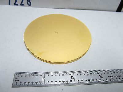 OPTICAL FOR PARTS  GOLD PLATED DISC BOTH SIDES AS IS LASER OPTICS BIN#Q9-04