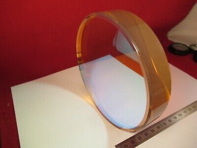 OPTICAL DICHROIC CONCAVE MIRROR ZERODUR SUBSTRATE 5" DIA THICK OPTICS &8-B-51