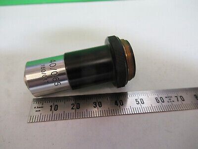 AUS JENA 40X /160 LENS OBJECTIVE LOT MICROSCOPE PART AS PICTURED Z1-A-58