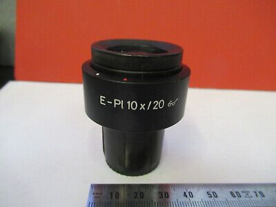 CARL ZEISS EYEPIECE  444232 E-Pl 10X/20 LENS MICROSCOPE PART AS PICTURED Q3-B-89