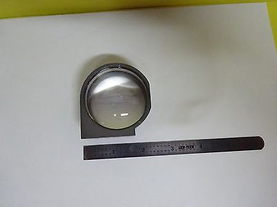 MICROSCOPE PART ILLUMINATOR LENS [chip on edge] OPTICS AS IS BIN#X6-26