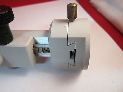 OPTICAL MICROSCOPE PART ZEISS GERMANY POST + RAILS for OPTICS BIN#8Z AS IS