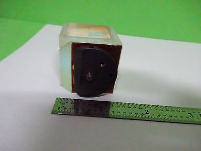 OPTICAL MOUNTED BEAM SPLITTER COATED CUBE LASER OPTICS #W8-03