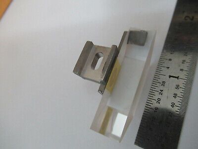 OPTICAL GLASS MOUNTED MIL SPEC SMALL PRISM PRO LASER OPTICS AS PICTURED &F2-A-65