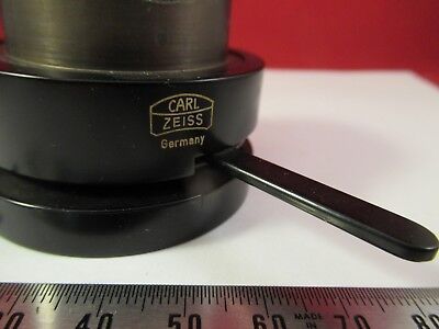 ZEISS GERMANY CONDENSER POLARIZER IRIS POL MICROSCOPE PART OPTICS &46-A-08