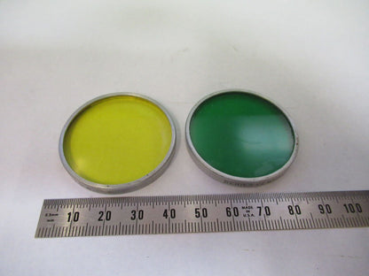 KODAK PAIR OPTICAL FILTER OPTICS AS PICTURED &S2-C-19