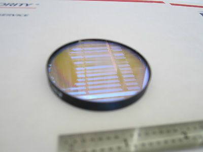 OPTICAL FILTER LENS [some voids on coating] LASER OPTICS DWR#1B iv