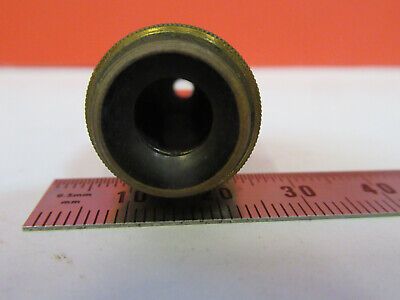 ANTIQUE BRASS SEIBERT GERMAN OBJECTIVE "VII" MICROSCOPE PART AS PICTURED F6-B-97