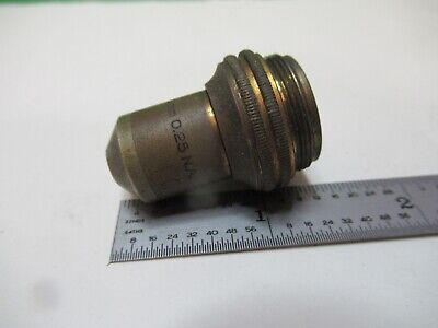 ANTIQUE BRASS BAUSCH LOMB OBJECTIVE 16mm MICROSCOPE PART AS PICTURED &17-A-27