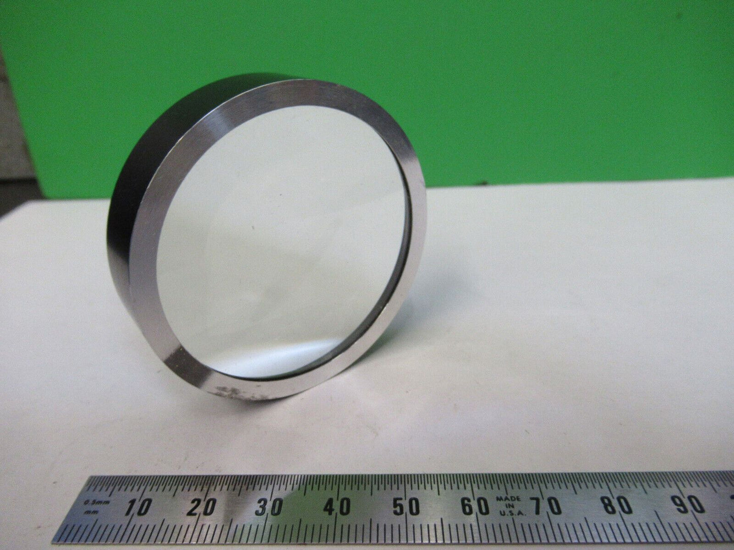 OPTICAL CONVEX LENS MOUNTED OPTICS AS PICTURED &Z6-A-56