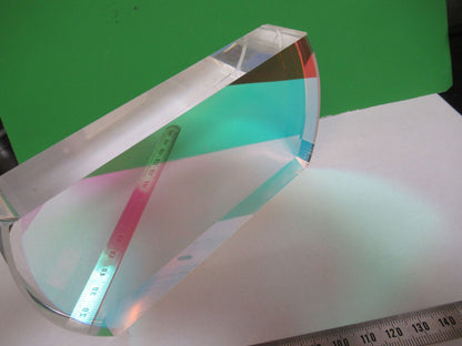 OPTICAL FLAT GLASS THICK FUSED SILICA COATED LASER OPTICS AS PICTURED #H9-A-34