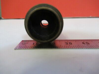 ANTIQUE BRASS LENS OPTICS OBJECTIVE MICROSCOPE PART LONDON AS PICTURED &87-FT-42