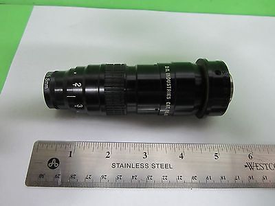 MICROSCOPE PART D.O. INDUSTRIES CAMERA ZOOM 6.5X OPTICS AS IS BIN#65-51