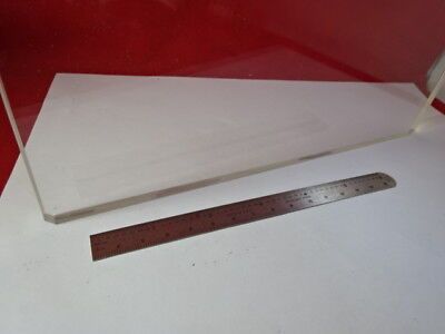 LARGE BEAMSPLITTER HUGE OPTICAL FLAT HUGE GLASS PLATE OPTICS AS IS  #94-24