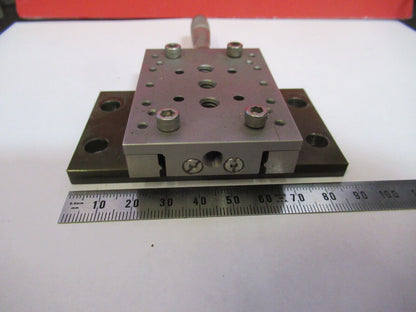 NEWPORT LASER OPTICS MICROMETER POSITIONING STAGE AS PICTURED S6-A-30